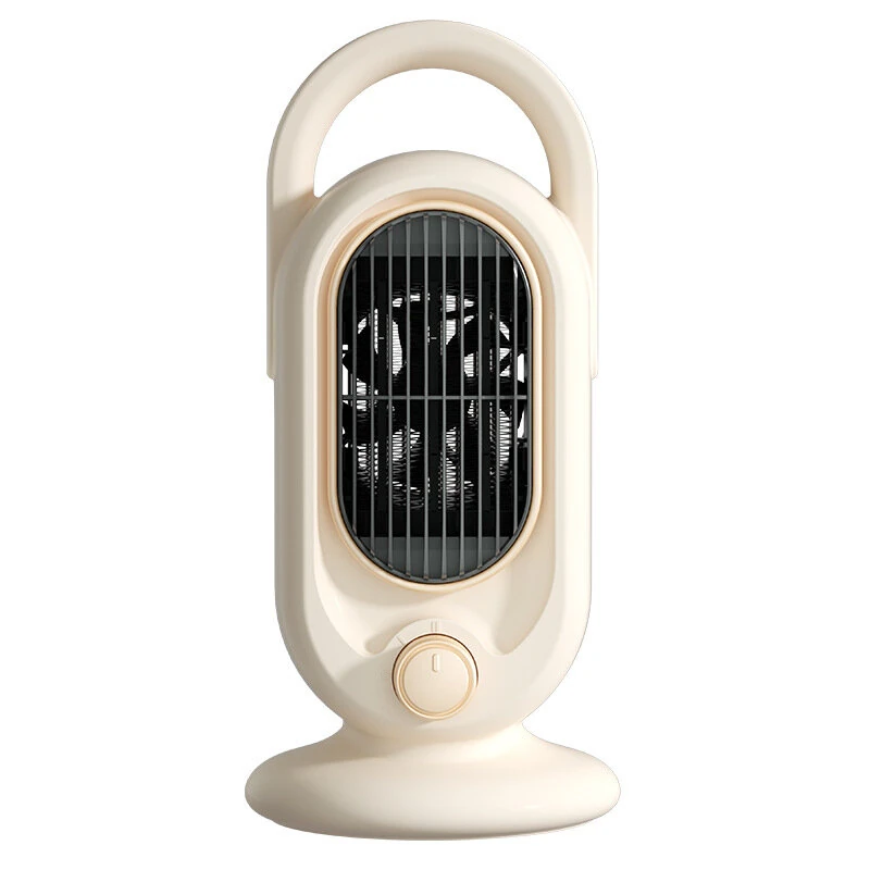 (image for) 1200W Portable Desktop Electric Heater Small PTC Ceramic Heating Vertical High Power Bedroom Household Winter Heater 2 Speed Heating